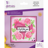Gemini Floral Frame Vibrant Rose Cut and Emboss Folder (GEM-CEF5-VIBROSE) (DISCONTINUED)