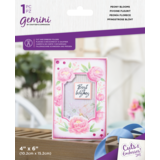 Gemini Floral Frame Peony Blooms Cut and Emboss Folder (GEM-CEF4-PEBLOOM) (DISCONTINUED)