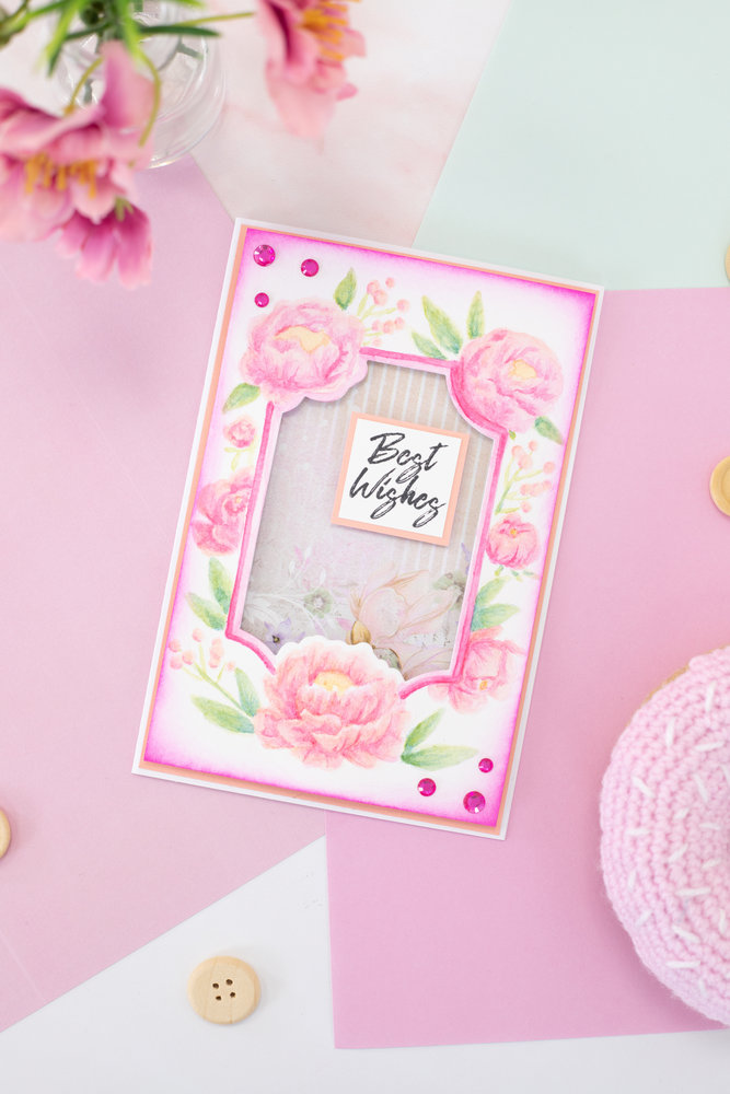 Gemini Floral Frame Peony Blooms Cut and Emboss Folder (GEM-CEF4-PEBLOOM) (DISCONTINUED)