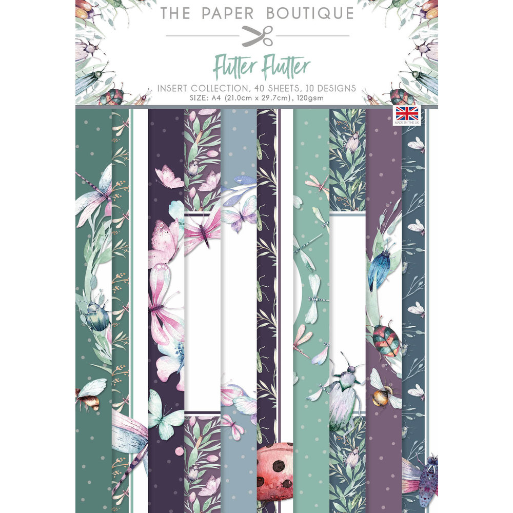 Flitter Flutter A4 Insert Collection (PB1918) - Craftlines B.V.