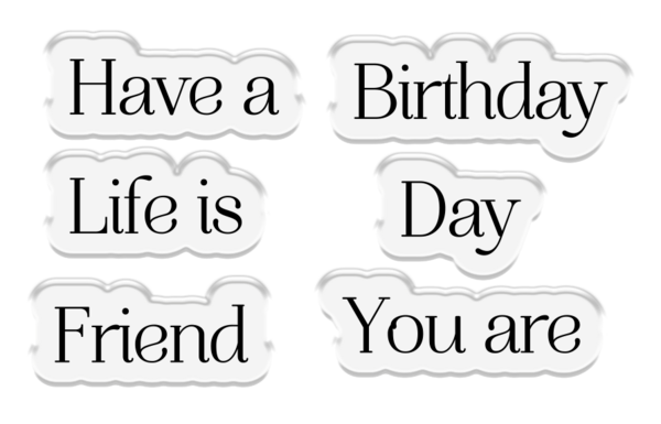 Crafter's Companion Wisteria Collection Stamp & Die Life is Beautiful (NG-WC-STD-LIB) (OUTLET)