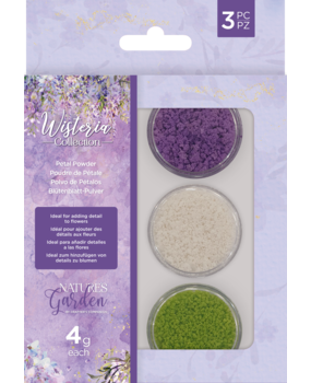 Crafter's Companion Wisteria Collection Petal Powder (3x4g) (NG-WC-PPOW) (OUTLET)