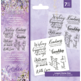 Crafter's Companion Wisteria Collection Clear Stamp Today and Always (NG-WC-ST-TAA) (OUTLET)