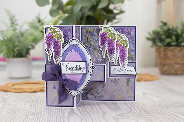 Crafter's Companion Wisteria Collection Stamp & Die Wisteria Blossom (NG-WC-STD-WBLO) (DISCONTINUED)