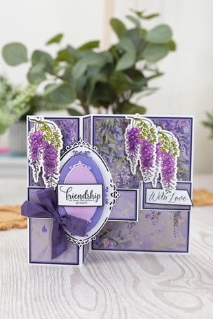 Crafter's Companion Wisteria Collection Stamp & Die Wisteria Blossom (NG-WC-STD-WBLO) (DISCONTINUED)