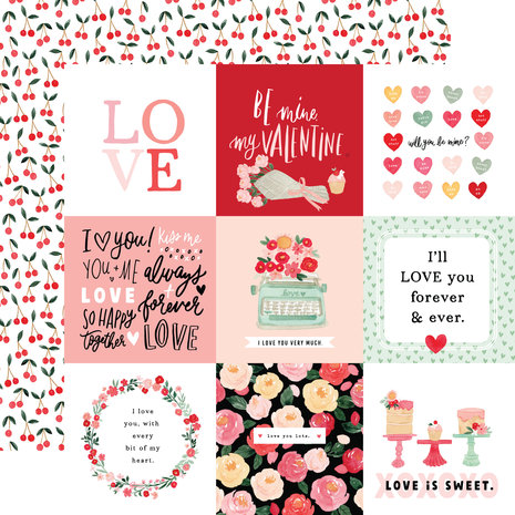 Carta Bella My Valentine 6x6 Inch Paper Pad (CBMV294023) (OUTLET) Carta Bella My Valentine 6x6 Inch Paper Pad (CBMV294023) (OUTLET)