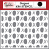 Carta Bella XO Stencil (CBMV294034) (DISCONTINUED) Carta Bella XO Stencil (CBMV294034) (DISCONTINUED)