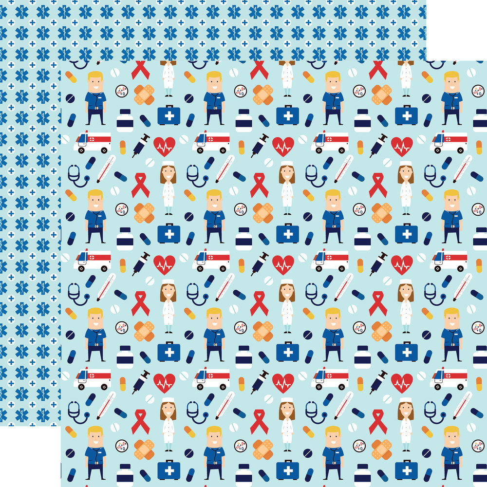 Echo Park First Responder 12x12 Inch Collection Kit (FR295016) (DISCONTINUED)