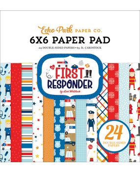 Echo Park First Responder 6x6 Inch Paper Pad (FR295023) (DISCONTINUED)