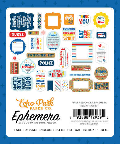 Echo Park First Responder Ephemera (FR295024) (OUTLET)