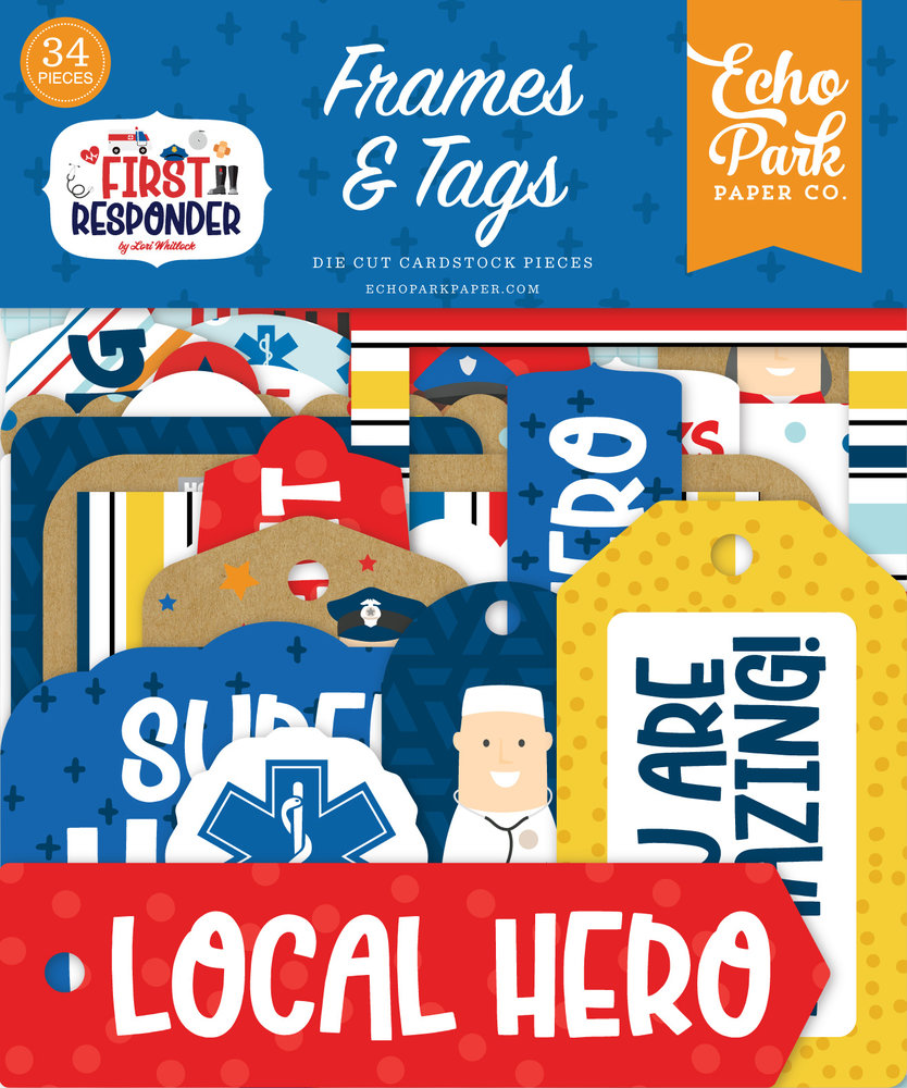 Echo Park First Responder Frames & Tags (FR295025) (DISCONTINUED) Echo Park First Responder Frames & Tags (FR295025) (DISCONTINUED)