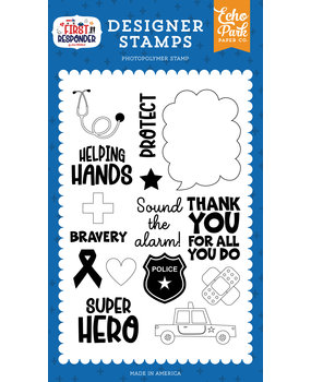 Echo Park Helping Hands Clear Stamps (FR295045) (OUTLET)