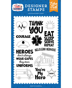 Echo Park Selfless Service Clear Stamps (FR295044) (DISCONTINUED)