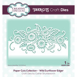 Creative Expressions Cathie Shuttleworth Paper Cuts Wild Sunflower Edger (CEDPC1220) (OUTLET)