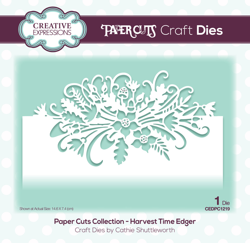 Creative Expressions Cathie Shuttleworth Paper Cuts Harvestime Edger (CEDPC1219) (OUTLET)