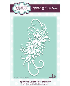 Creative Expressions Cathie Shuttleworth Paper Cuts Floral Twist (CEDPC1216) (OUTLET)