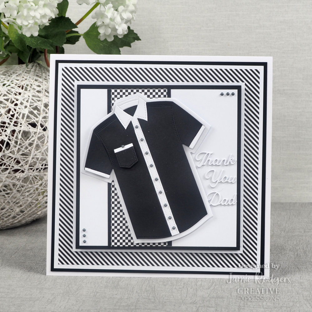 Creative Expressions Jamie Rodgers Craft Die Sentiments Collection Male Relations (CEDJR050) (OUTLET)