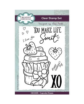 Creative Expressions Sam Poole Clear Stamp A6 Cupcake Kisses (CEC1015) (OUTLET) Creative Expressions Sam Poole Clear Stamp A6 Cupcake Kisses (CEC1015) (OUTLET)