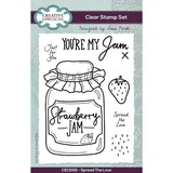 Creative Expressions Sam Poole Clear Stamp A6 Spread The Love (CEC1016) (OUTLET)