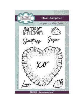 Creative Expressions Sam Poole Clear Stamp A6 Sweetness Heart (CEC1017) (OUTLET) Creative Expressions Sam Poole Clear Stamp A6 Sweetness Heart (CEC1017) (OUTLET)