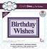 Sue Wilson Craft Die Block Sentiments Birthday Wishes (CED4466) (OUTLET)
