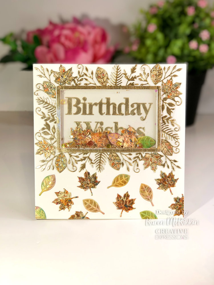 Creative Expressions Sue Wilson Craft Die Block Sentiments Birthday Wishes (CED4466) (OUTLET)