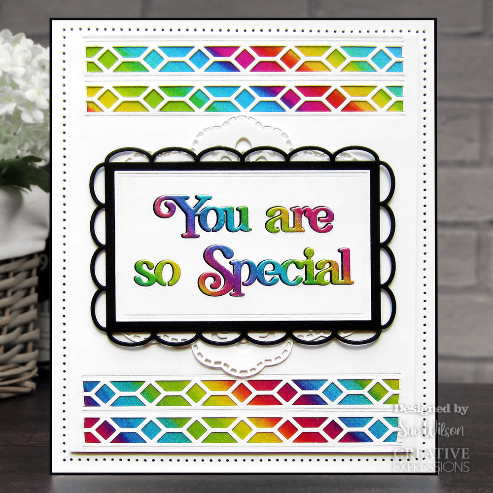 Creative Expressions Sue Wilson Craft Die Block Sentiments You Are So Special (CED4469) (OUTLET)