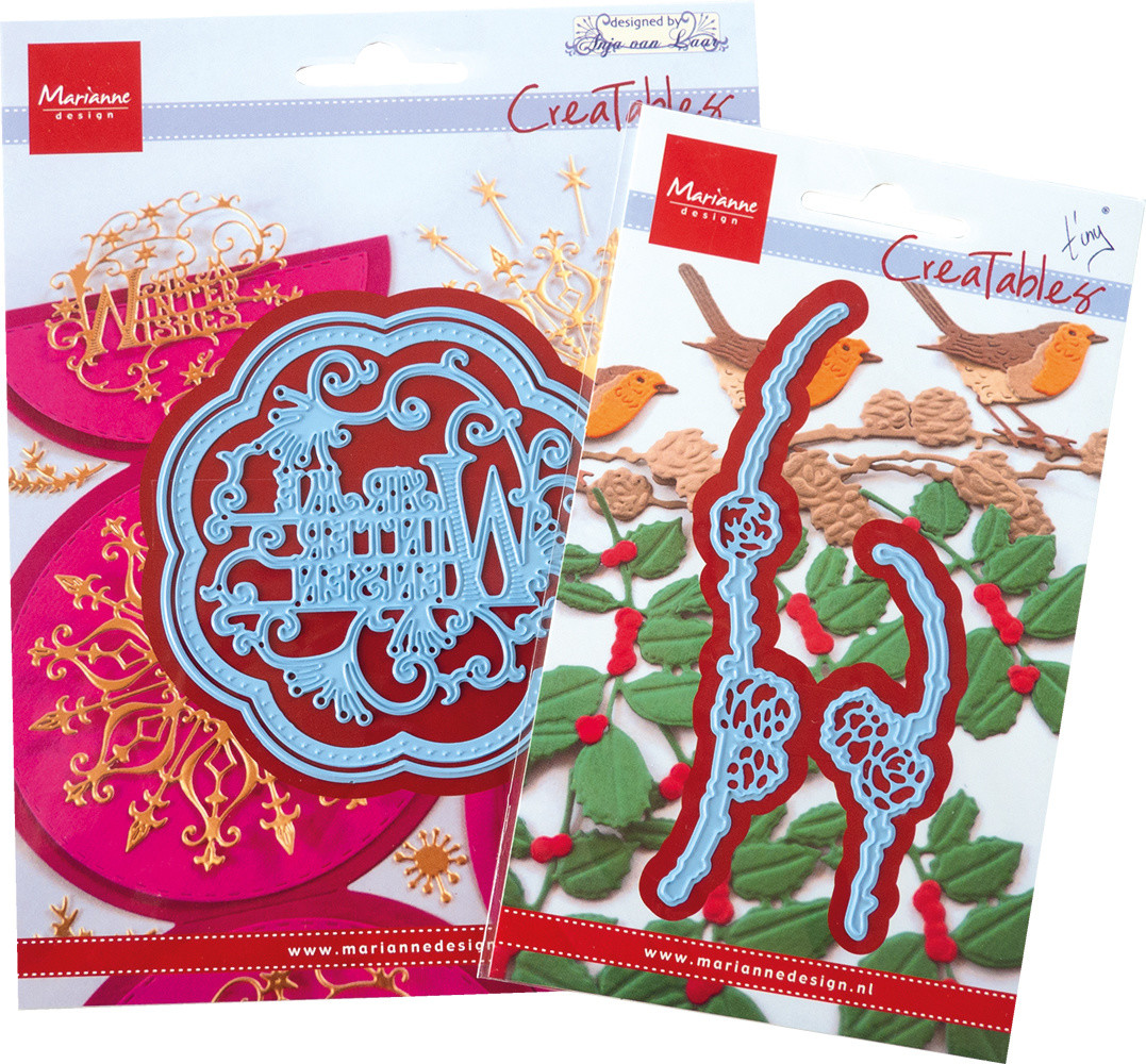 Marianne Design Creatables Warme Winterwensen Set (2pcs) (PA4166) (DISCONTINUED) Marianne Design Creatables Warme Winterwensen Set (2pcs) (PA4166) (DISCONTINUED)