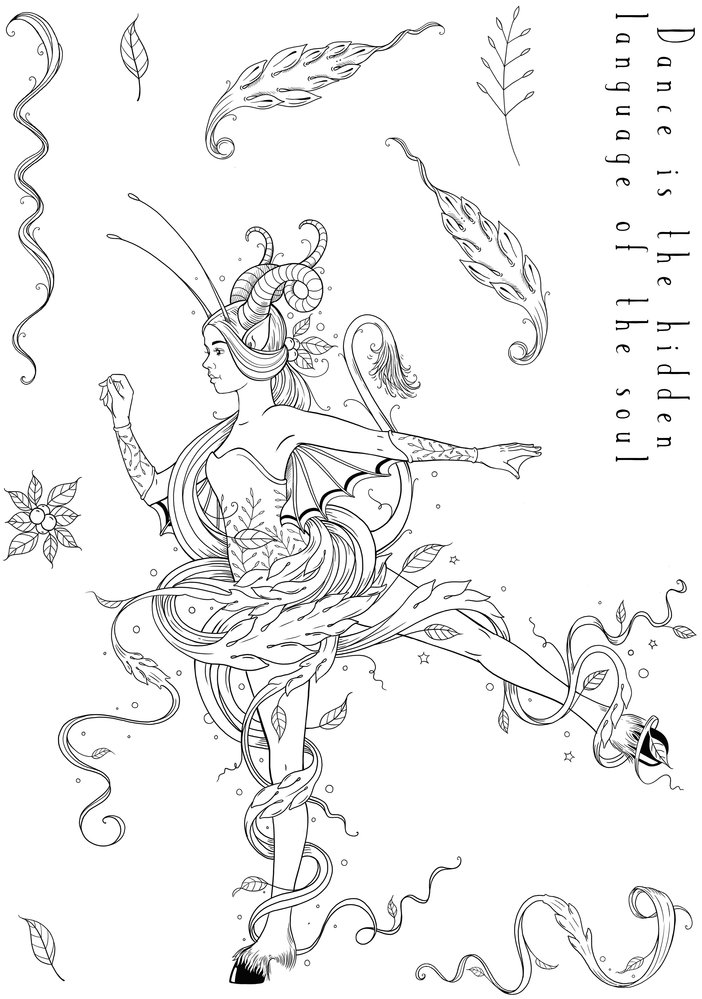 Pink Ink Designs Clara A5 Clear Stamps (PI198) (OUTLET)