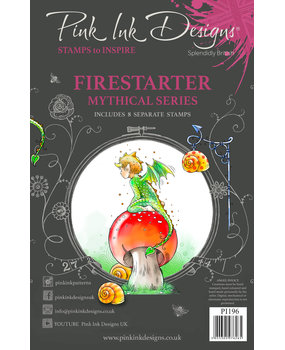 Pink Ink Designs Firestarter A5 Clear Stamps (PI196) (OUTLET)