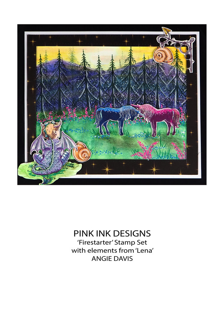 Pink Ink Designs Firestarter A5 Clear Stamps (PI196) (OUTLET)