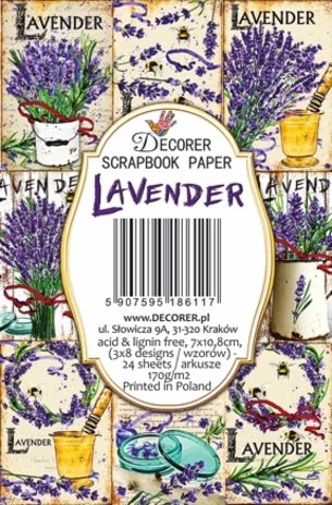 Decorer Lavender Mini Paper Pack (DECOR-M115) (OUTLET) Decorer Lavender Mini Paper Pack (DECOR-M115) (OUTLET)