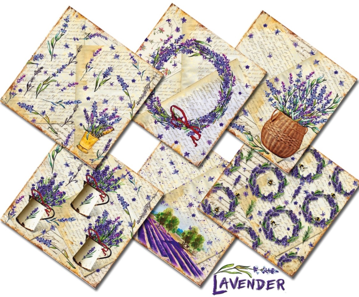 Decorer Lavender 8x8 Inch Paper Pack (DECOR-B40-438) (OUTLET) Decorer Lavender 8x8 Inch Paper Pack (DECOR-B40-438) (OUTLET)