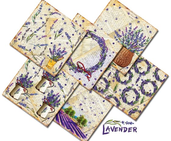 Decorer Lavender 8x8 Inch Paper Pack (DECOR-B40-438) (OUTLET) Decorer Lavender 8x8 Inch Paper Pack (DECOR-B40-438) (OUTLET)
