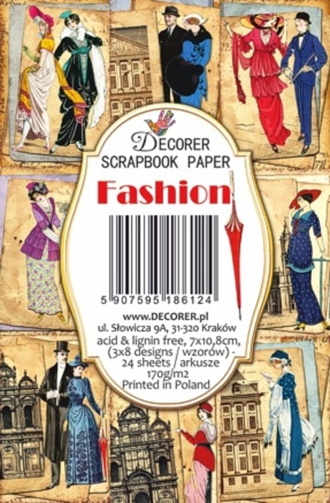 Decorer Fashion Mini Paper Pack (DECOR-M116) (OUTLET) Decorer Fashion Mini Paper Pack (DECOR-M116) (OUTLET)
