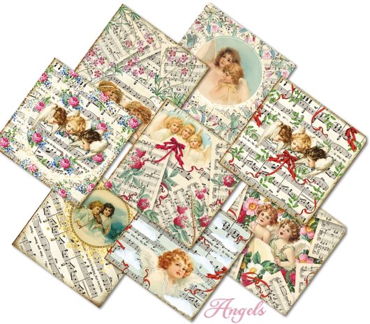 Decorer Angels 6x6 Inch Paper Pack (DECOR-C34-237) (OUTLET) Decorer Angels 6x6 Inch Paper Pack (DECOR-C34-237) (OUTLET)
