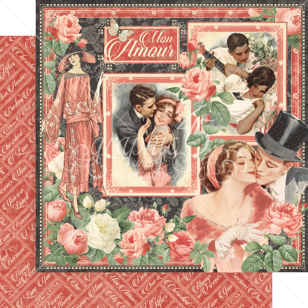 Graphic 45 Mon Amor 12x12 Inch Deluxe Collector's Edition (4502537) (OUTLET)