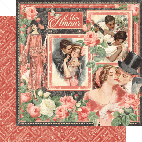 Graphic 45 Mon Amor 8x8 Inch Deluxe Collector's Edition (4502538) (OUTLET)
