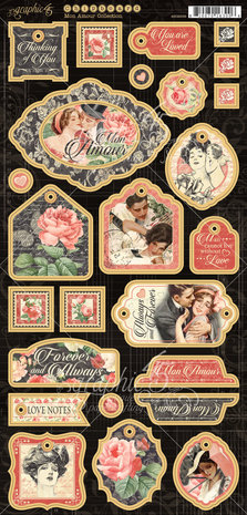 Graphic 45 Mon Amor Chipboard Deluxe Collector's Edition (4502539) (OUTLET)
