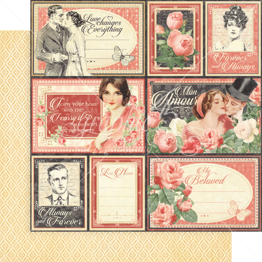 Graphic 45 Mon Amor 8x8 Inch Deluxe Collector's Edition (4502538) (OUTLET)