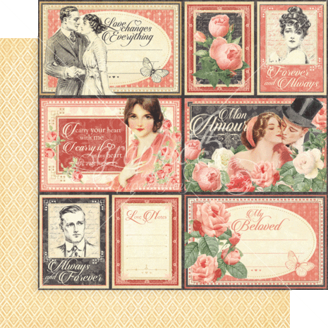 Graphic 45 Mon Amor 8x8 Inch Deluxe Collector's Edition (4502538) (OUTLET)