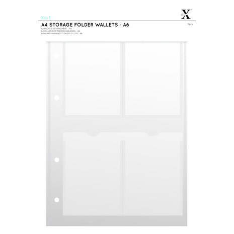 Xcut A4 Storage Folder Wallets A6 (XCU 245104) Xcut A4 Storage Folder Wallets A6 (XCU 245104)