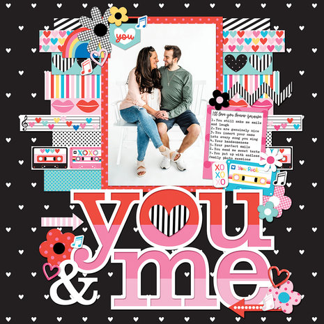 Bella BLVD Our Love Song You & Me Cut Outs (BB2657) (OUTLET)