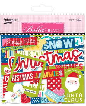 Bella BLVD The North Pole Ephemera Words (BB2623) (OUTLET)