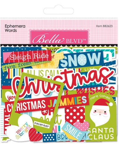 Bella BLVD The North Pole Ephemera Words (BB2623) (DISCONTINUED) Bella BLVD The North Pole Ephemera Words (BB2623) (DISCONTINUED)