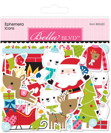 Bella BLVD The North Pole Ephemera Icons (BB2622) (OUTLET)