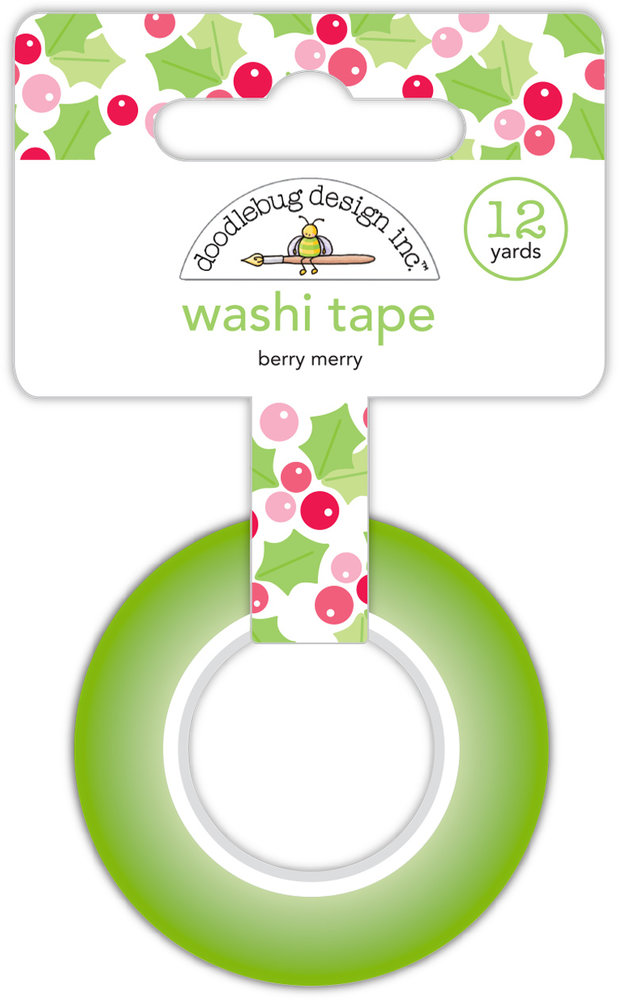 Doodlebug Design Berry Merry Washi Tape (7899) (DISCONTINUED) Doodlebug Design Berry Merry Washi Tape (7899) (DISCONTINUED)