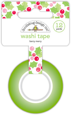 Doodlebug Design Berry Merry Washi Tape (7899) (DISCONTINUED) Doodlebug Design Berry Merry Washi Tape (7899) (DISCONTINUED)