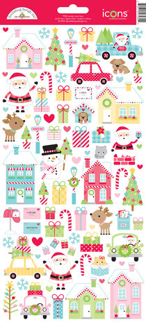 Doodlebug Design Candy Cane Lane Icons Stickers (7930) (DISCONTINUED) Doodlebug Design Candy Cane Lane Icons Stickers (7930) (DISCONTINUED)