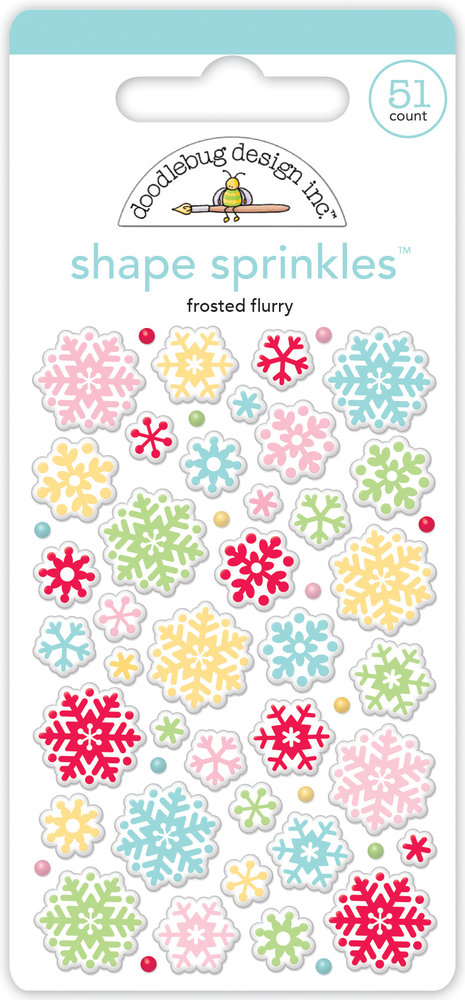 Doodlebug Design Frosted Flurry Shape Sprinkles (7904) (DISCONTINUED) Doodlebug Design Frosted Flurry Shape Sprinkles (7904) (DISCONTINUED)